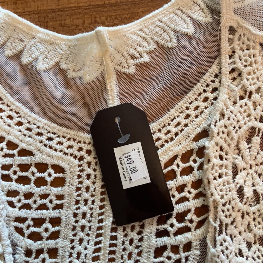 Lace crochet duster - Picture 4 of 6